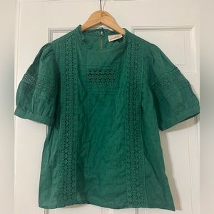 Embroidered cotton blouse- Universal Thread